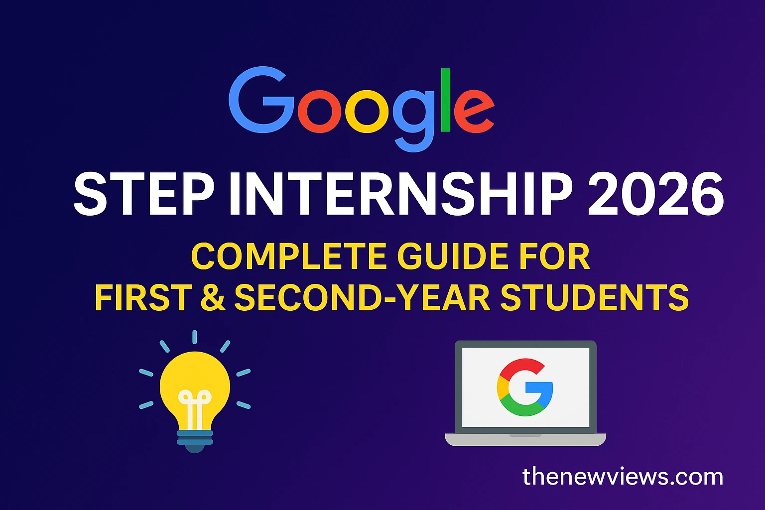 Google STEP Internship 2026