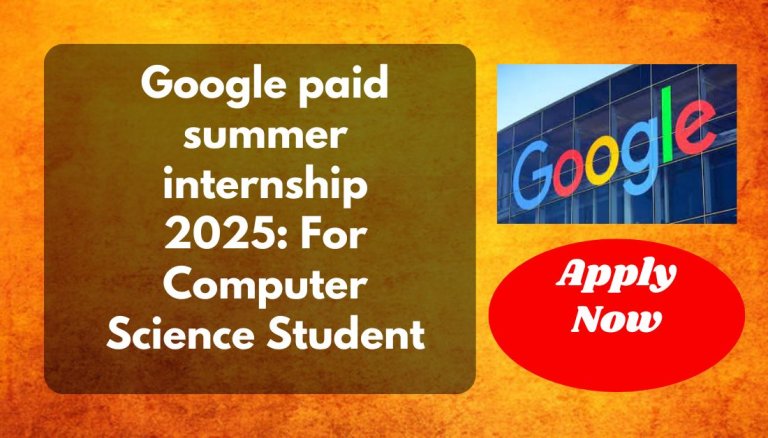 Google-paid-summer-internship