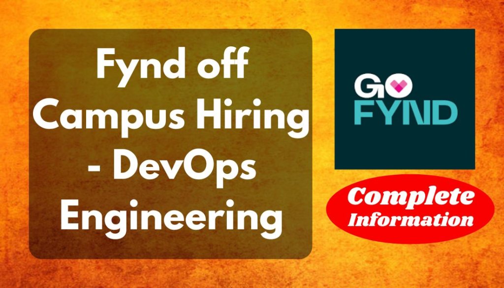 fynd off campus hiring