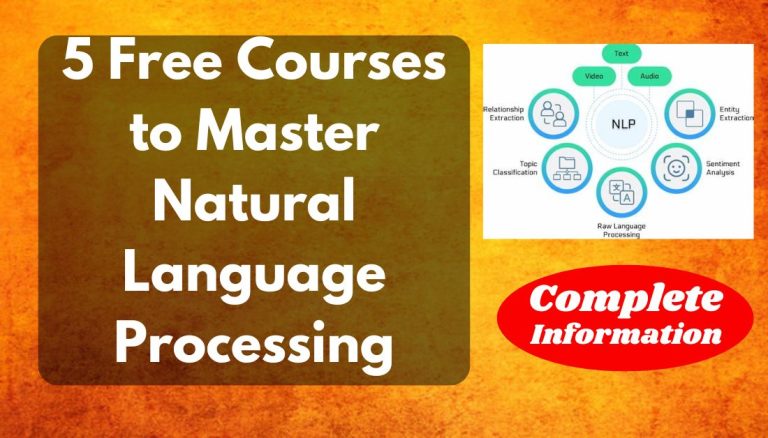 5 Free Courses to Master Natural Language Processing