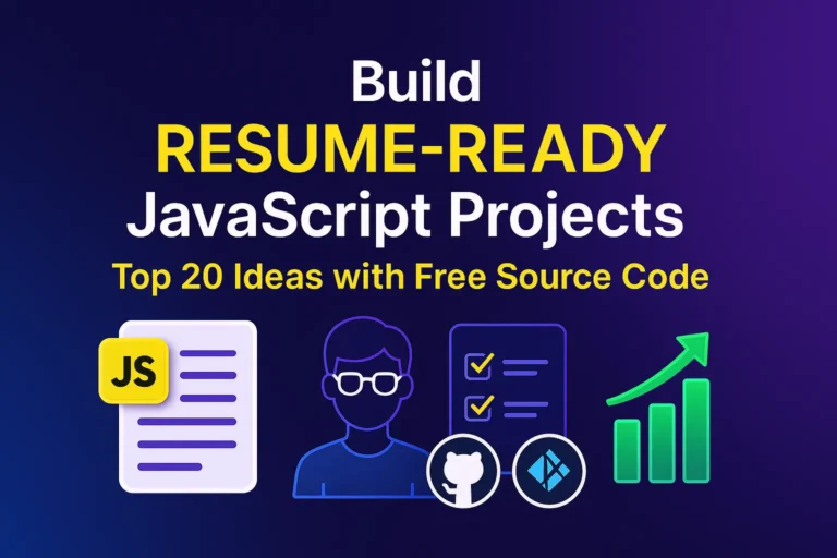 JavaScript Project Ideas with Source Code