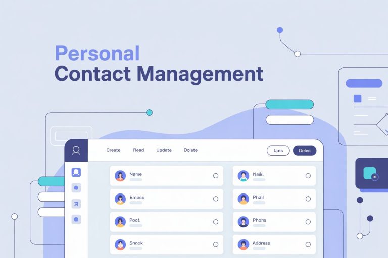 Personal Contact Management System
