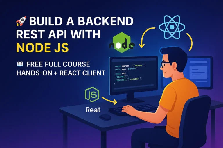 Build a Backend REST API with Node JS from Scratch