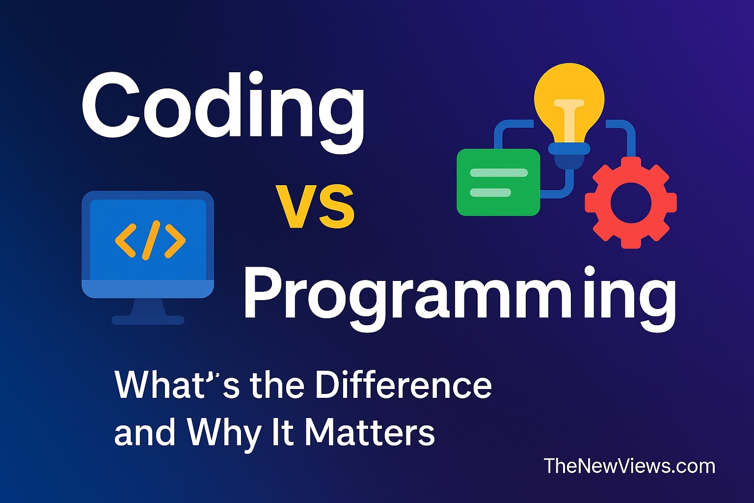 Coding vs Programming
