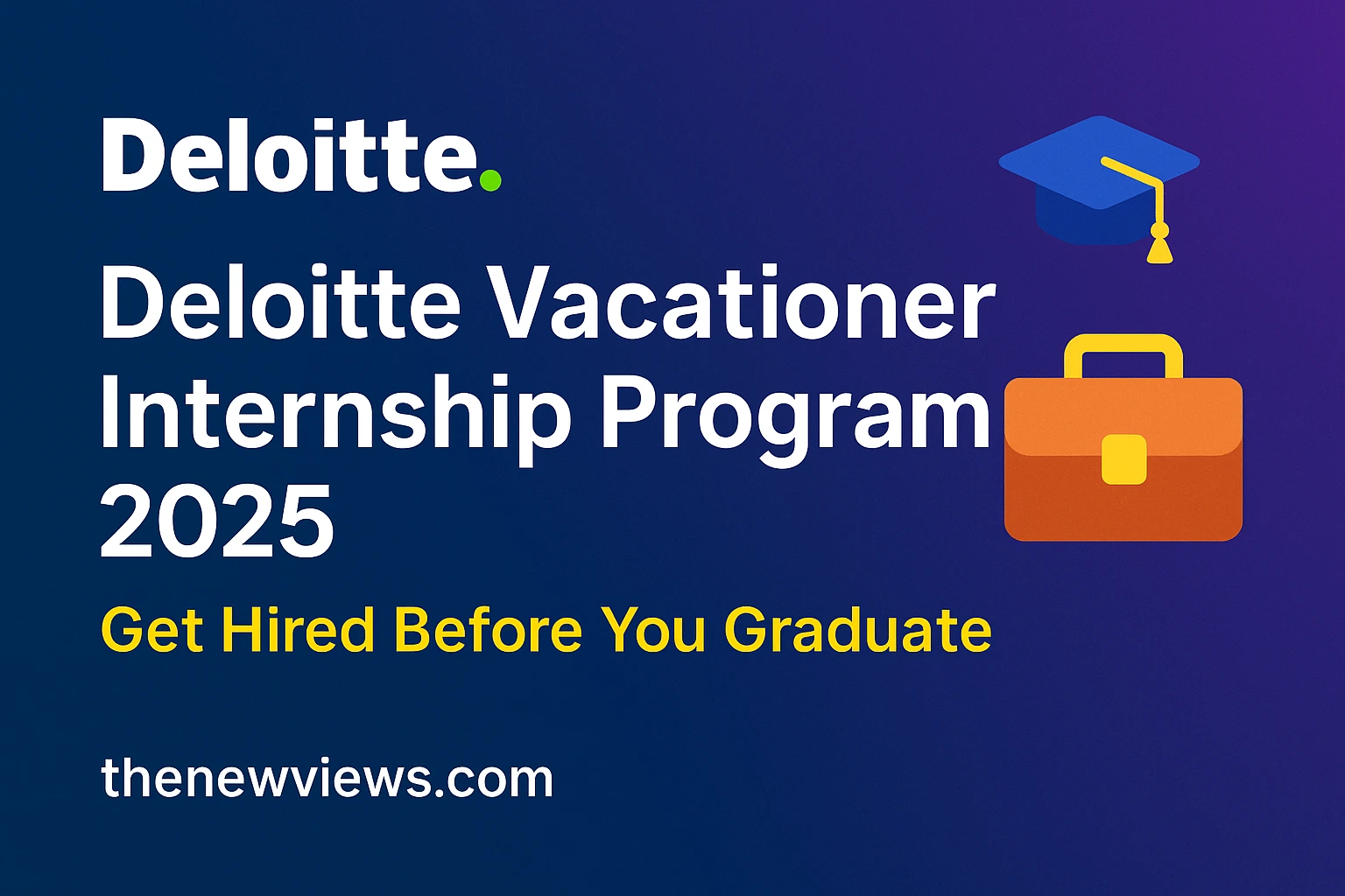 Deloitte Vacationer Internship Program 2025