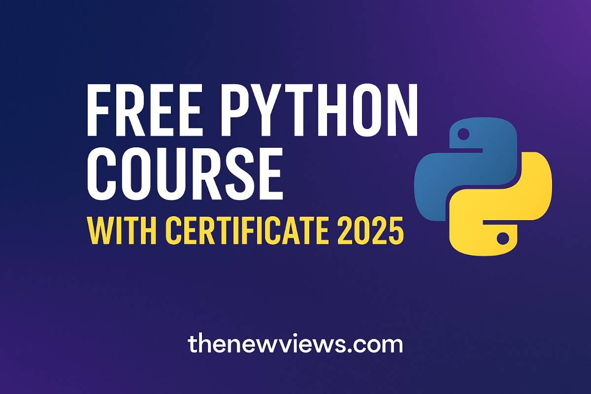 Free Python Course with Certificate