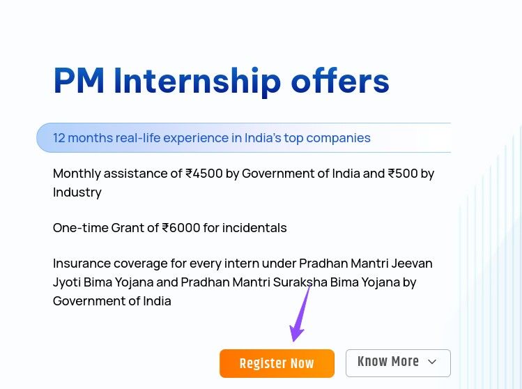 PM Internship Offer