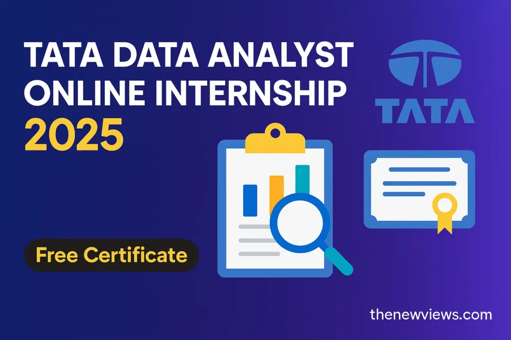 Tata Data Analyst Online Internship 2025
