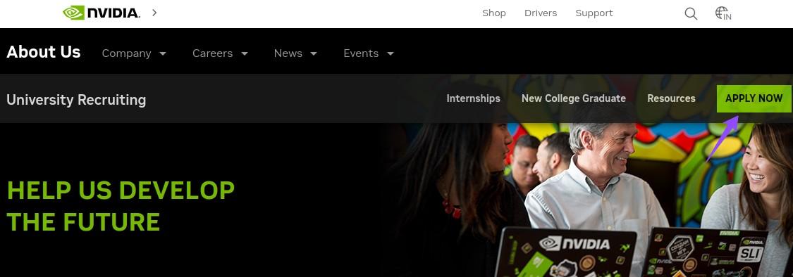 Apply for NVIDIA Internship