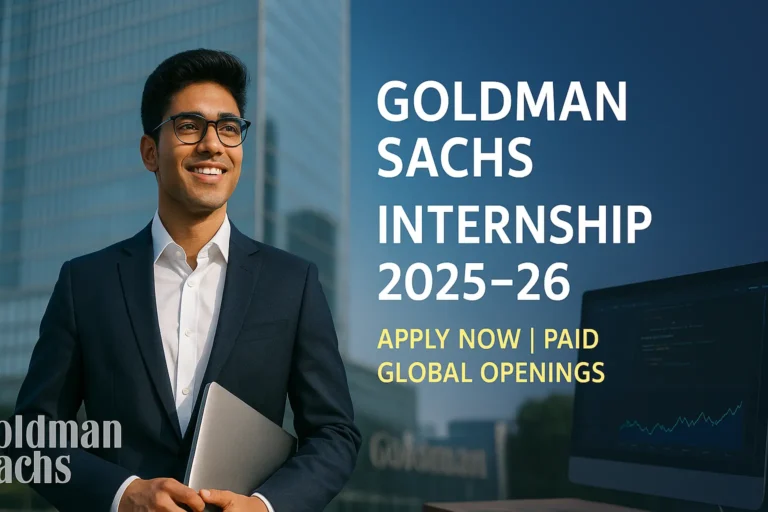 Goldman Sachs Internship