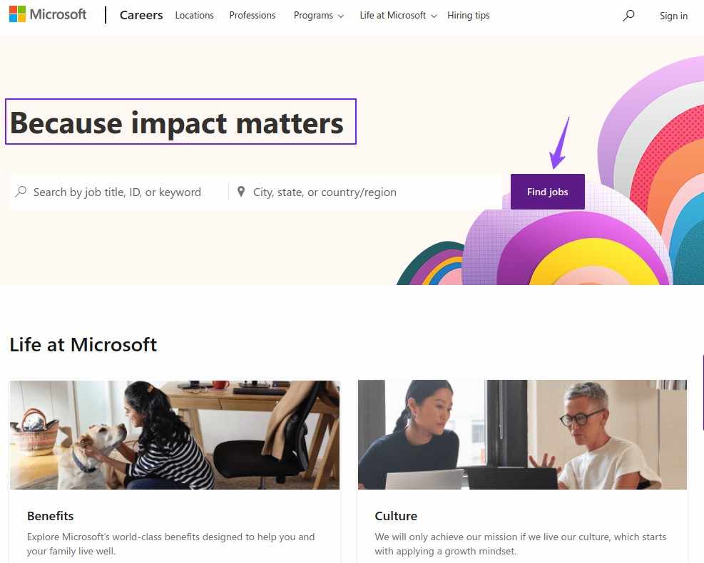Microsoft Internships & Jobs Career