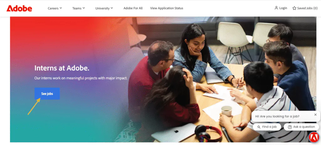 internship at adobe