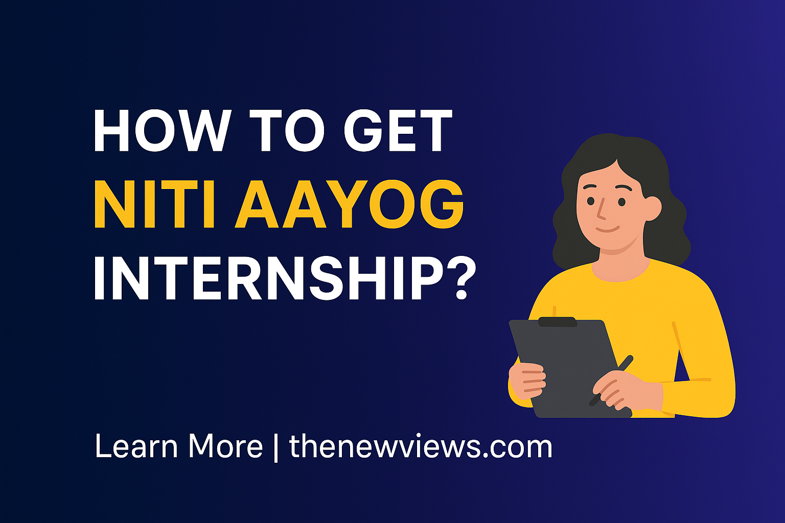 How to Get NITI Aayog Internship